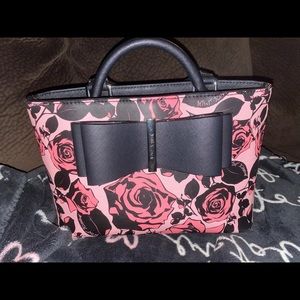 Betsy Johnson pink rose purse